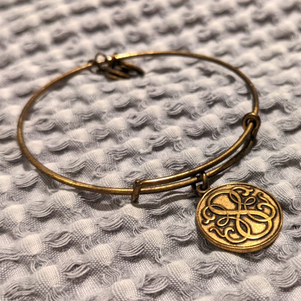 Alex and Ani Path of Life Adjustable Gold colored bracelet